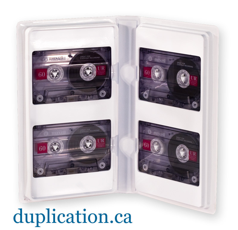 Deluxe White Vinyl Album for 4 Audio Cassettes 90118