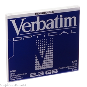 Verbatim 5.25 MO 4X Capacity - 1 x Magneto-Optical disk 2.3 GB