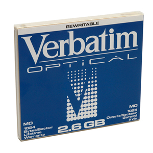 Verbatim - Verbatim 5.25 MO 4X Capacity - 1 x Magneto-Optical disk 2.6 GB - stor