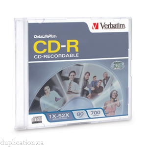 Verbatim DataLifePlus - 1 x CD-R 700 MB ( 80min ) 52x - storage media