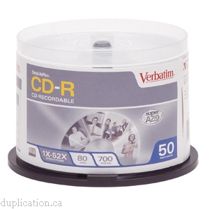 Verbatim DataLifePlus - 50 x CD-R 700 MB ( 80min ) 52x - spindle - storage media
