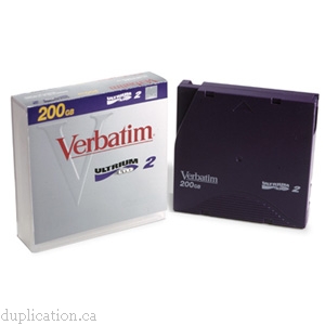 Verbatim - 1 x LTO Ultrium 200 GB / 400 GB - Ultrium 2 - storage media