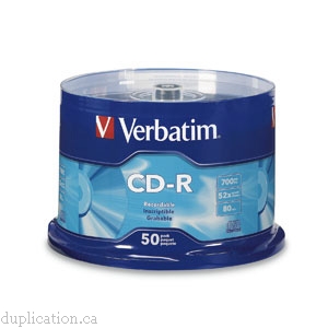 Verbatim 50 x CD-R 700 MB ( 80min ) 52x – spindle