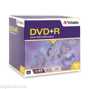 VERBATIM DVD+R, 4.7GB, DataLifePlus, 8X 20pk Jewel Case