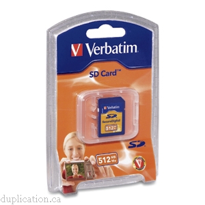 Verbatim - Flash memory card - 512 MB - SD Memory Card