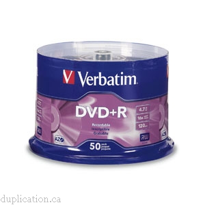 Verbatim  DVD+R 4.7 GB 16x - 6 cakeboxes of 50 pieces