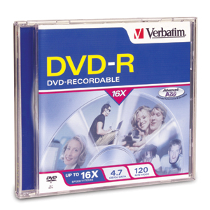 DVD-R 4.7GB 16X 50PK JEWEL CASE