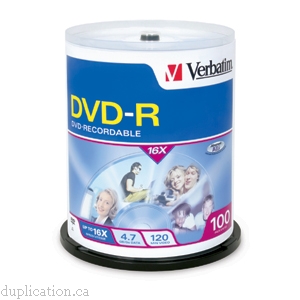 DVD-R 4.7GB 16X 100PK SPDL