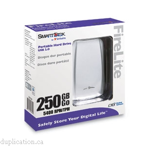 Smartdis Hard Drive - 250 GB - External - 2.5 inch - Hi-Speed USB - 5400 Rpm