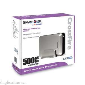 Smartdisk  Hard Drive - 500 GB - External Hot-swap - Hi-Speed USB - 7200 Rpm
