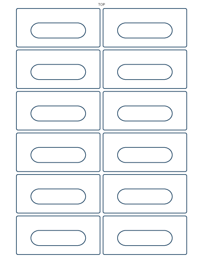 Audio cassette labels - 12 up - 4 rounded corners