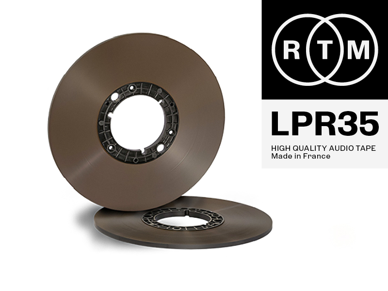 RTM LPR35 1/4" x 3600 Feet Audio Tape on NAB Hub