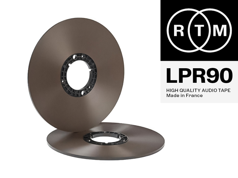 RTM LPR90 1/4" x 3600 Feet Audio Tape Pancake on NAB Hub
