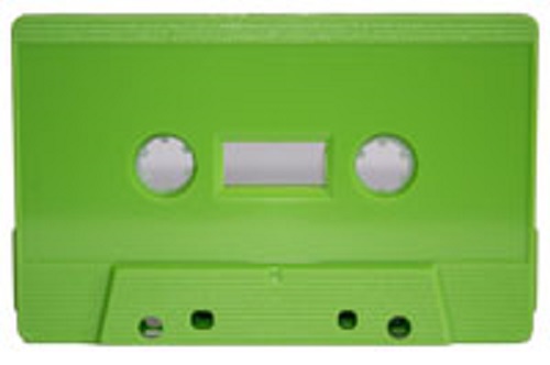 C-40 Lime Green Hifi Ferro Type 1 Audio Cassette 