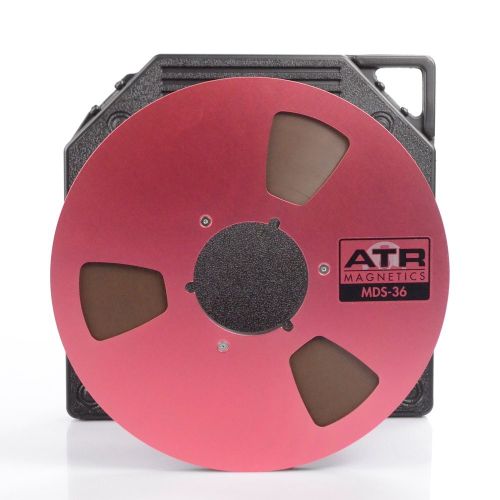ATR MDS-36 1/4" x 3,600' Reel-to-Reel Audio Tape, 10.5" metal reel, in a TapeCare Case
