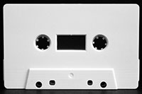 C-40 White Matte Hifi Ferro Type 1 Audio Cassette