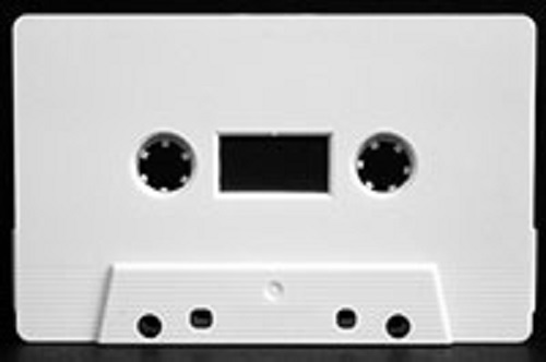 C-53 White Matte Hifi Ferro Type 1 Audio Cassette