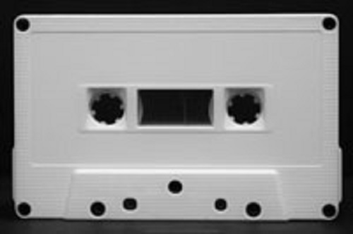 C-26 White w/Square Hub Window Hifi Ferro Type 1 Audio Cassette