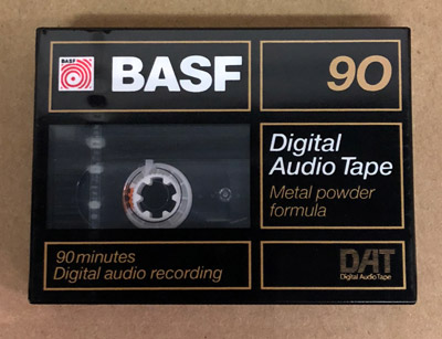 BASF 90 Minute Metal Powder Formula Audio DAT Tape