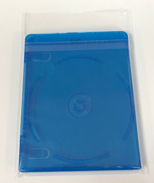 Resealable Bag for Blu-ray Cases