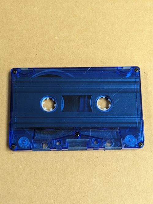 C-69 Blue Tint (Tabs-Out) loaded with Hi-fi Tape 