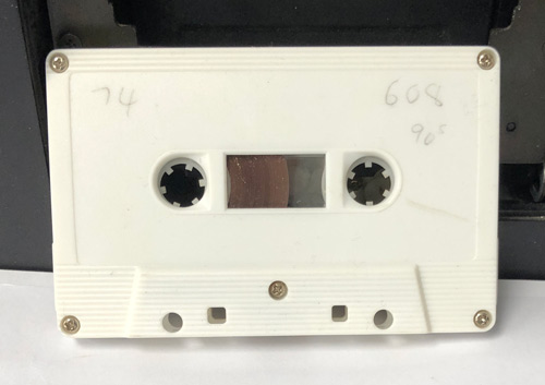 C-78 Off-White Cassettes with Vintage Superferro Music-Grade Audio Tape