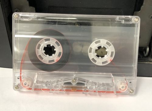 C-33 Transparent Cassettes with Chrome Tape