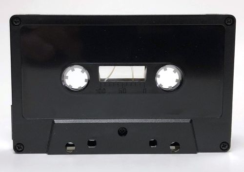 C-30 Classic Black Audio Cassettes With Super Ferro Music Grade Tape