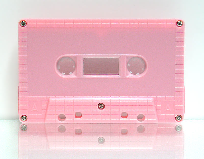 C-72 normal bias pink brick cassettes 20 pack