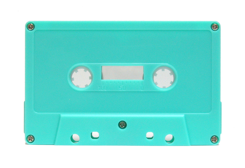 C-38 Turquoise Music-Grade Audio Cassette