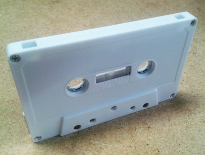 C-24 White Audio Cassettes With VOICE Grade Tape