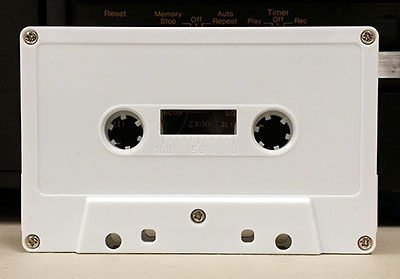 C-36 White Cassettes with Hi-Fi music grade audio tape