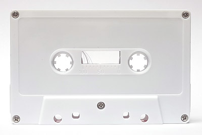 C-60 White Audio Cassettes with Hi-Fi Music-Grade Audio Tape