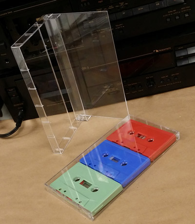 Triple Audio Cassette Norelco Case, 90 Pieces