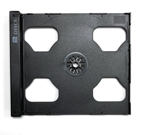 2-CD Black Tray With Logo