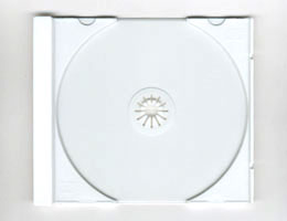 White CD Tray for Jewel Box