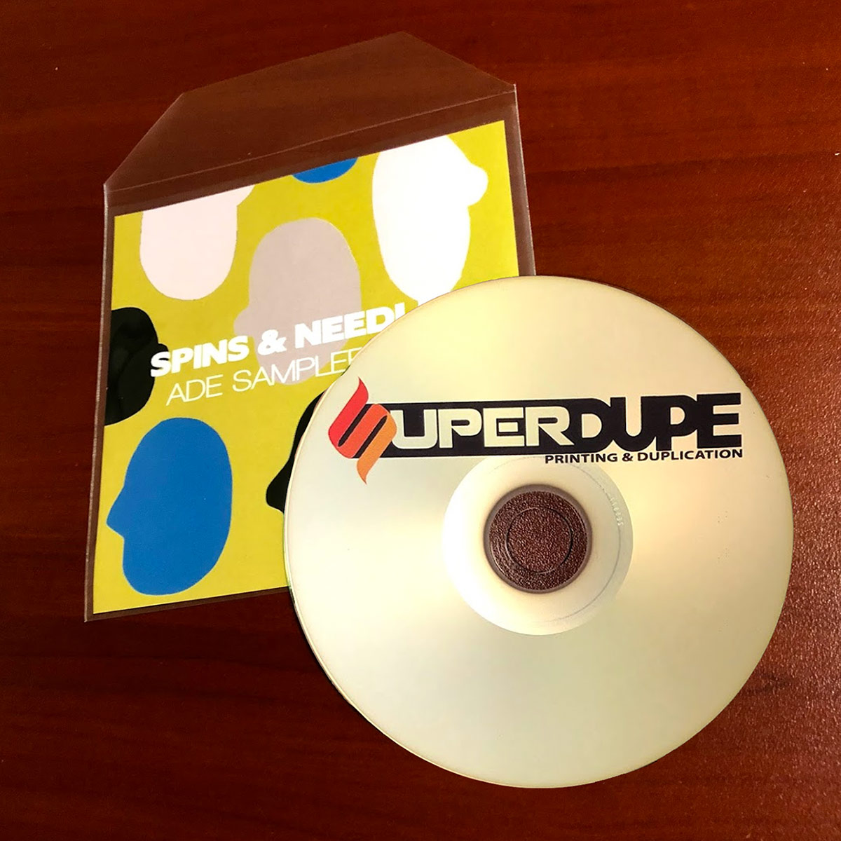 Demo CD Package With Silver Discs, Sleeve, and Cover