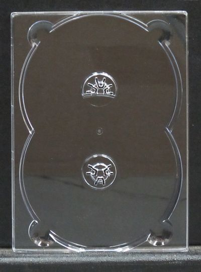 Double DVD Digi Tray for gluing onto board, 8000 Pieces