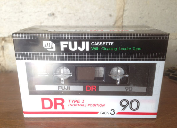  *3 PACK* Fuji DR 90 Type 1 Audio Cassette Tape