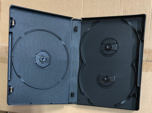 DVD 3 Disc Case with 22 mm Spine, 75 pieces