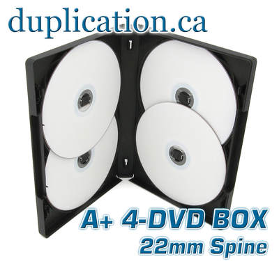 DVD 4 Disc Case - 22mm Spine