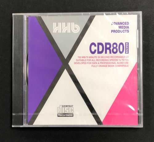 HHB CDR80 Silver 80 Minute CD-Rs in Jewel Cases