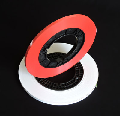 White or Red Quarter-Inch Leader Tape x 100 feet