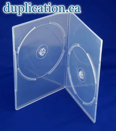 DVD Box 7mm Clear Double F/S 200 pieces