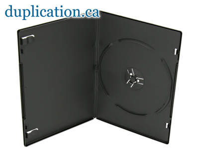 DVD Box 7mm Black Single F/S 25-Pack