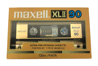 MAXELL XL II 90 Minutes High Bias Cassette New Old Stock Sealed 