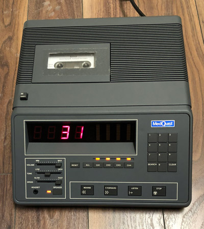 Medquist (Lanier) Audio Cassette Transcription Machine Unused