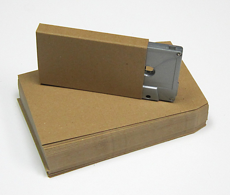 Audio Cassette O-Card Blank Chipboard Flats 100-pack