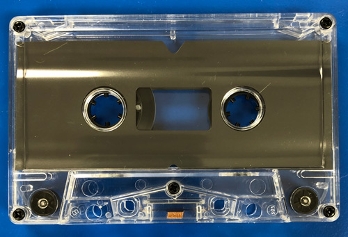 Vintage High-Bias Chrome Plus C-17 Audio Cassettes Clear Chrome Tabs In Cassette Shell