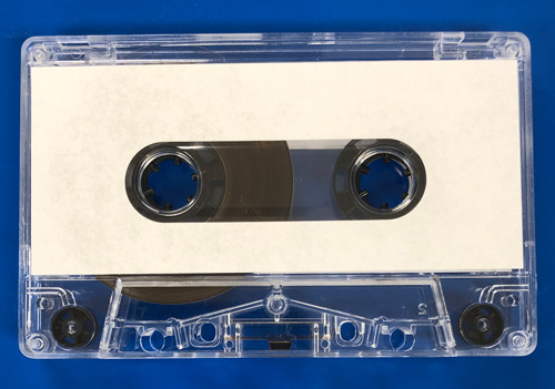 C-78 Transparent Audio Cassette Tapes with Music-Grade Super Ferro Tape